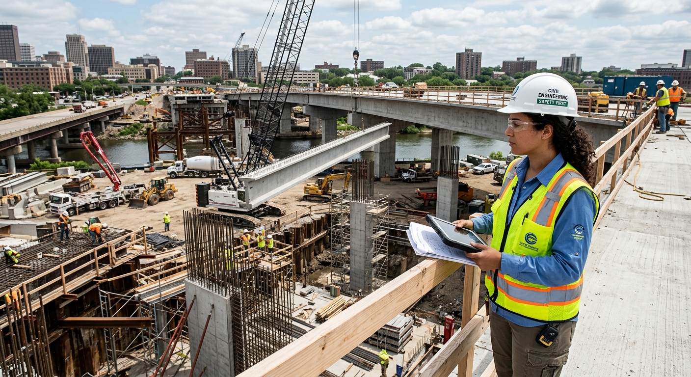 Civil engineering construction site representing G3 Contractor
