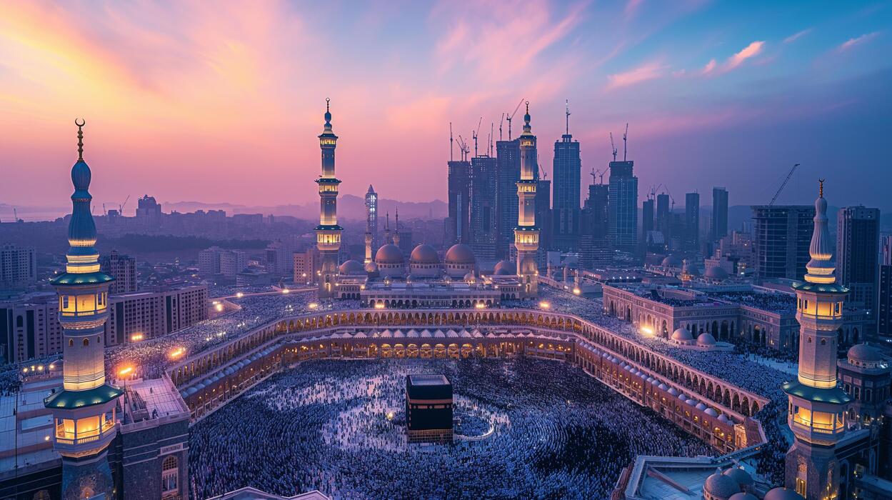 Madinah mosque during pilgrimage